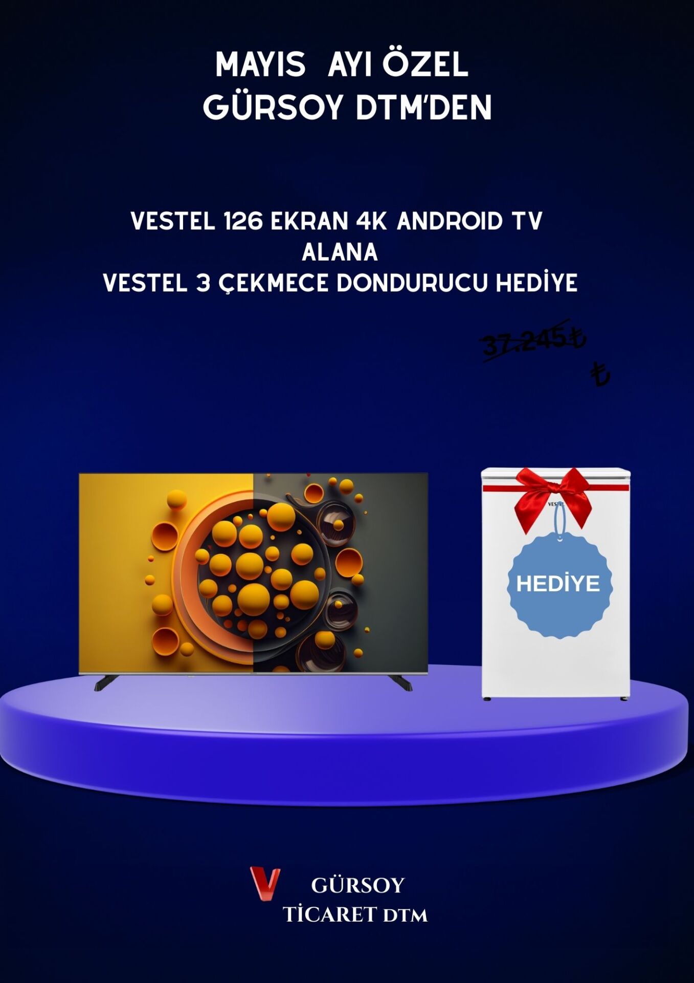 VESTEL MAYIS AYI TELEVİZYON VE DONDURUCU FIRSATI