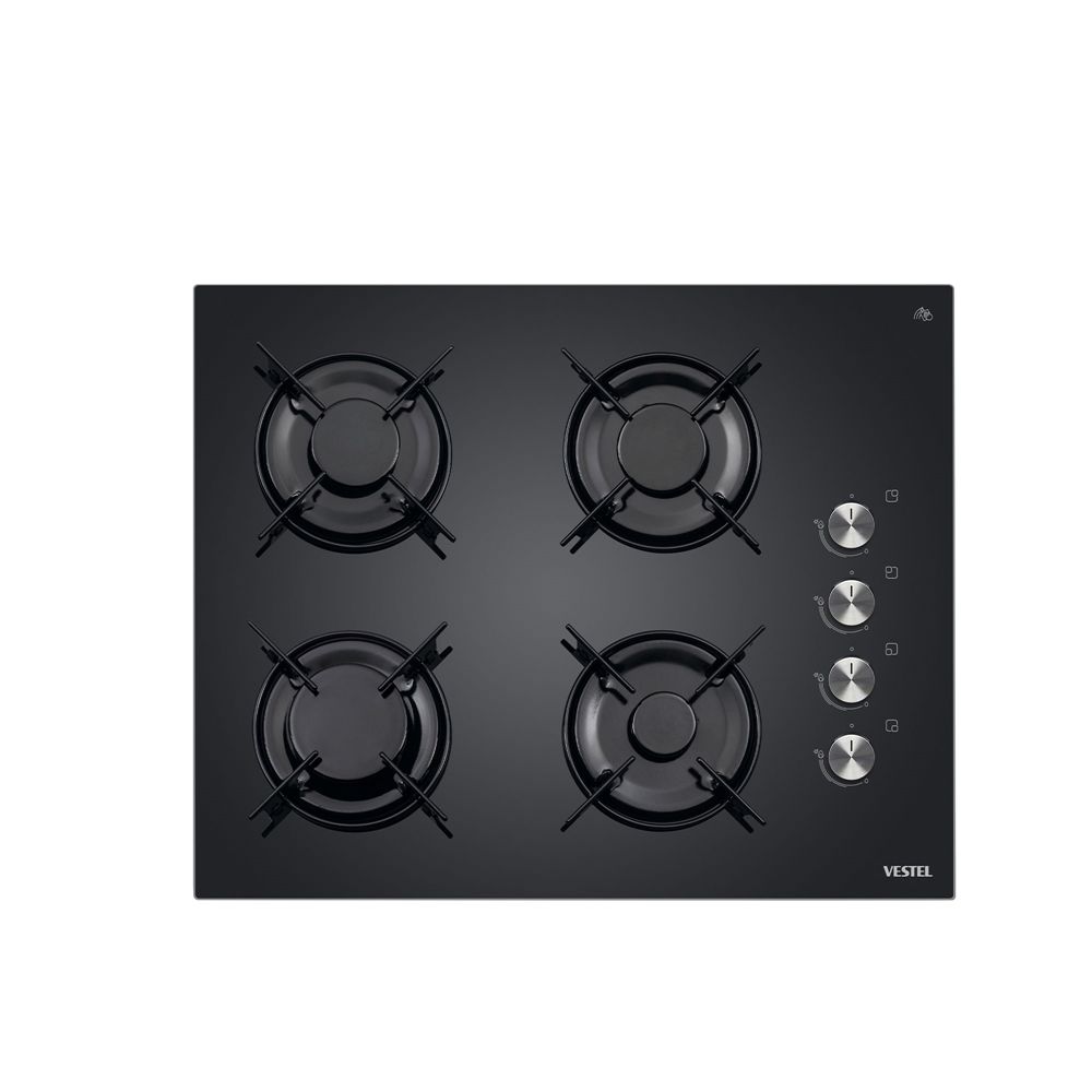 Vestel AO-65104 S-DG-T 65 cm 4 Gözü Gazlı Ankastre Ocak
