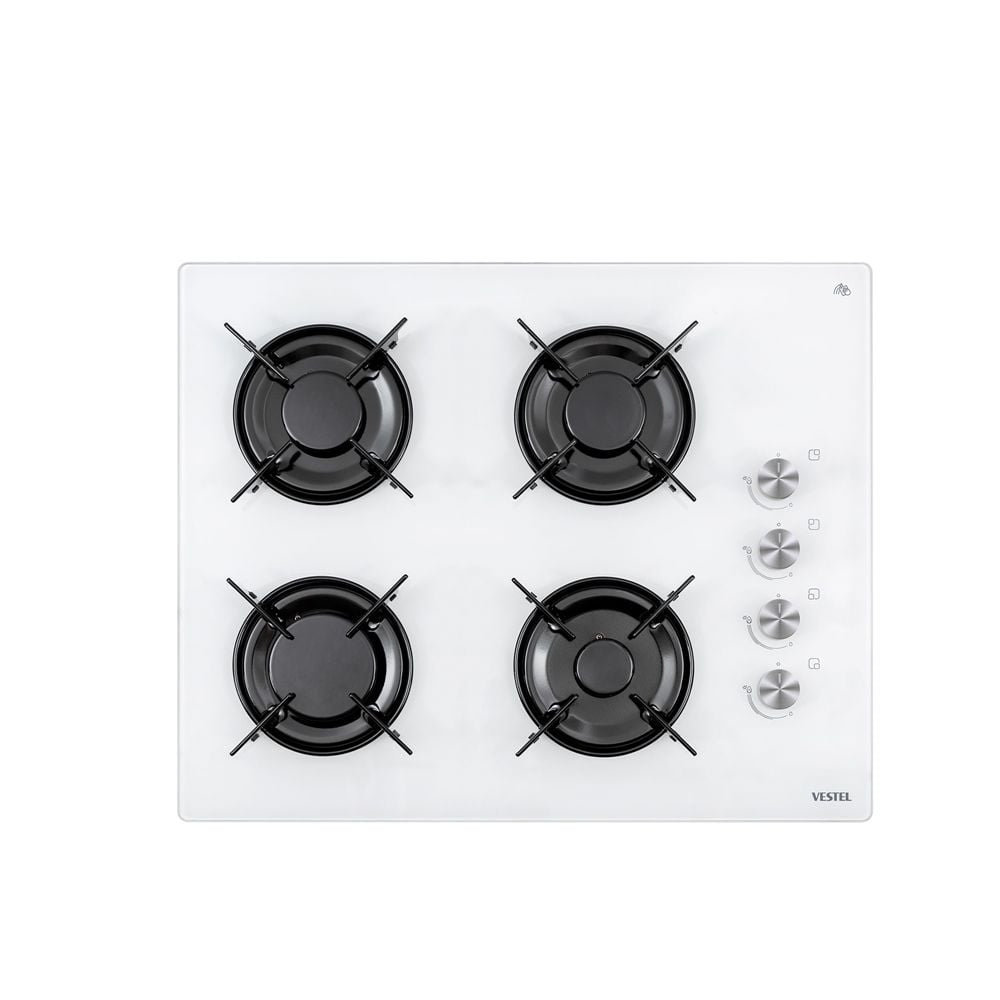 Vestel AO-65104 B-T 65 cm 4 Gözü Gazlı Ankastre Ocak