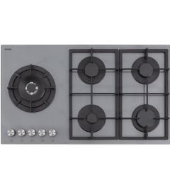 Vestel AO-91159 G DG-W 90 cm 5 Gözü Gazlı (1 Gözü Wok'lu) Ankastre Ocak
