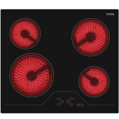 VESTEL AO 6370S SİYAH VİTRO SERAMİK OCAK