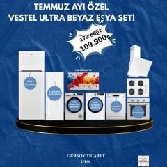VESTEL TEMMUZ AYI ÖEL ULTRA BEYAZ EŞYA SETİ