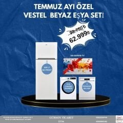 VESTEL TEMMUZ AYI ÖZEL BEYAZ EŞYA SETİ