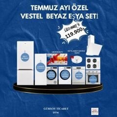 VESTEL TEMMUZ AYI ÖZEL BEYAZ EŞYA SETİ