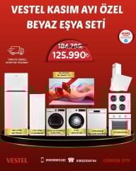 VESTEL KASIM  AYI ÖZEL  BEYAZ EŞYA SETİ 2