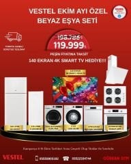VESTEL EKİM  AYI ÖZEL  BEYAZ EŞYA SETİ